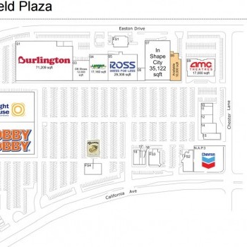 Bakersfield Plaza - store list, hours, (location: Bakersfield ...