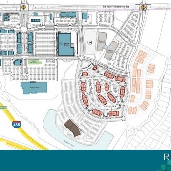 Plan of mall Riverbend Village