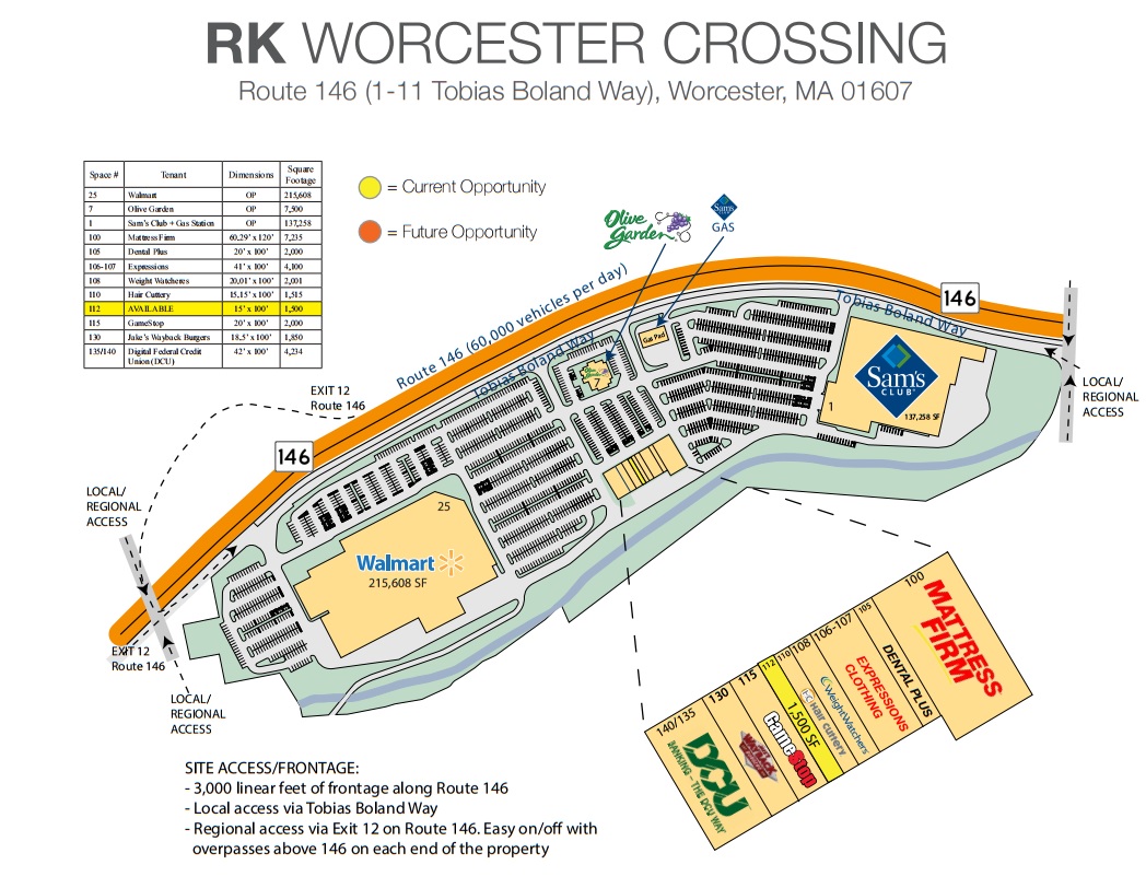 RK Worcester Crossing  Worcester - RK Centers
