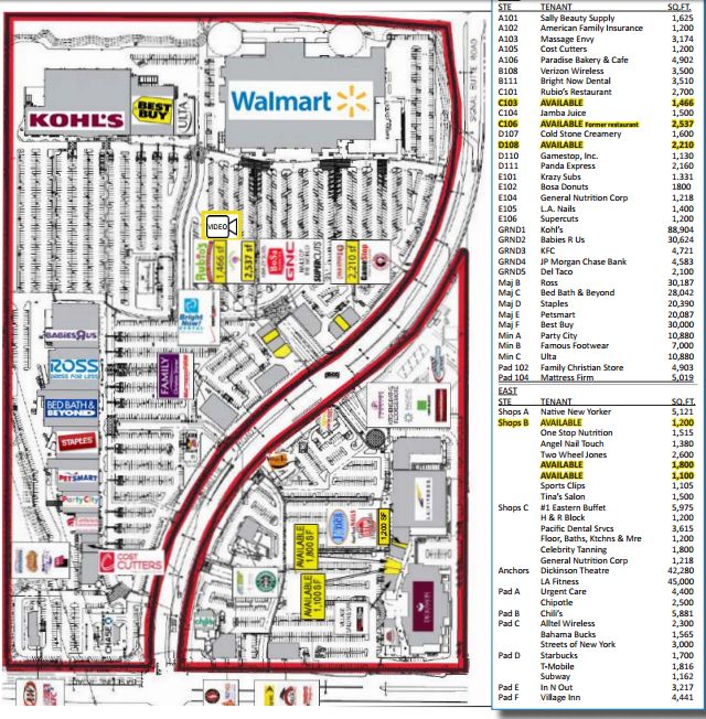 Gateway Mall Utah Map Superstition Gateway East   store list, hours, (location: Mesa 