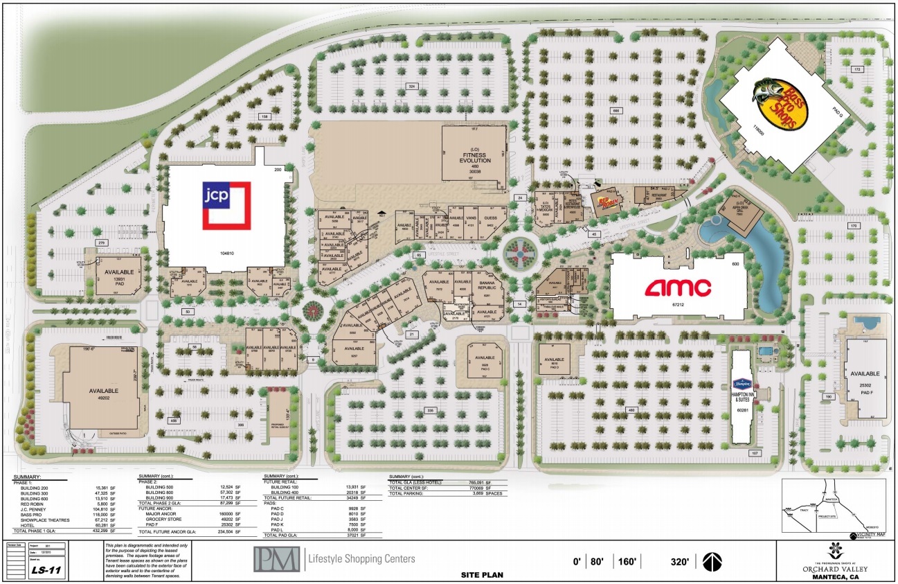 The Promenade Shops At Orchard Valley Store List Hours