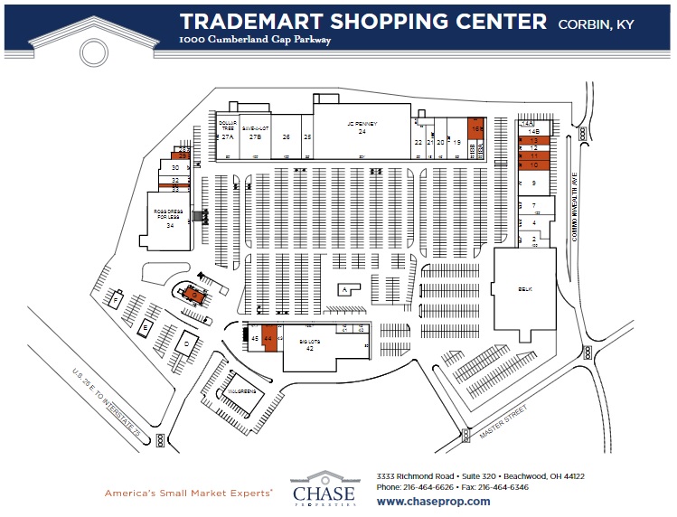 Trademart Shopping Center Store List Hours Location Corbin